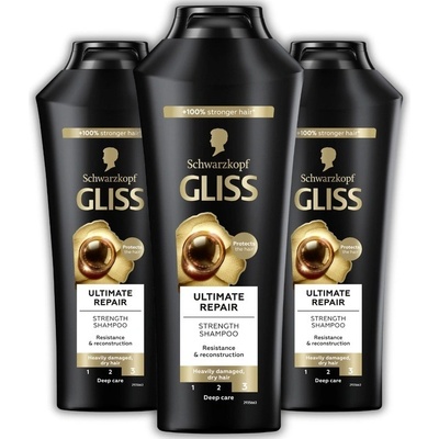 Schwarzkopf Gliss Kur Kur Ultimate Repair regenerační šampón na vlasy 400 ml