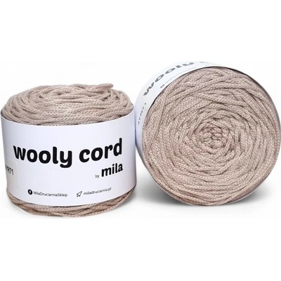 Mila Wooly cord Béžová jasná