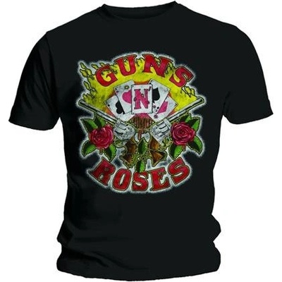 Guns N’ Roses tričko Cards čierne