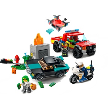 LEGO® City - Fire Rescue & Police Chase (60319)