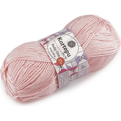 Pletací příze Baby One 100 g - 12 (699) růžová lasturová