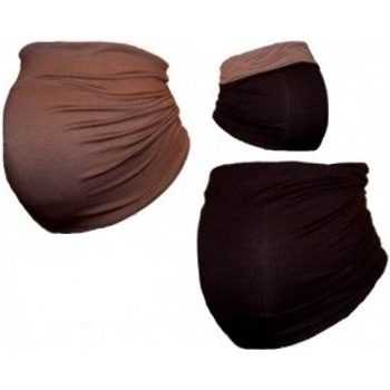 Be MaaMaa těhotenský pás duo sv. hnědá s tm. hnědou