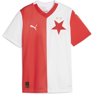 PUMA Юношеска футболна фланелка Puma Slavia Prague Home Shirt 2023 2024 Juniors - Red
