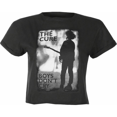 Tričko metal Amplified Cure BOYS DON'T CRY sivá