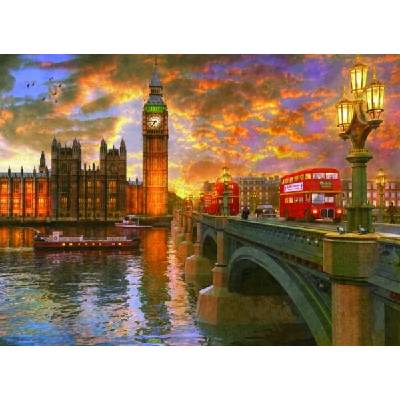 Anatolian - Puzzle Davidson: Westminster Sunset - 1 000 piese