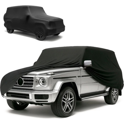 Interiérová ochranná plachta na auto Walser Indoor Stretch SUV/VAN XL veľkosť 10 – čierna