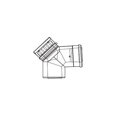Almeva Lik revizní koleno 87° 80/125 mm LPRBK8