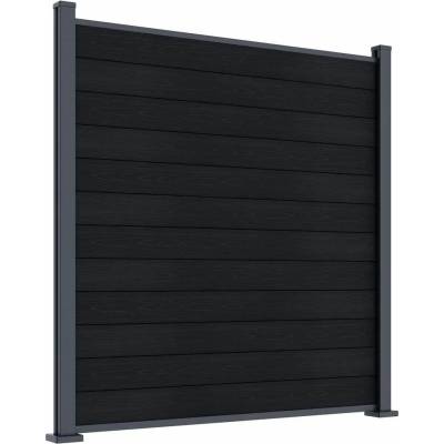 Rojaplast ELEMENT plotový panel WPC 180 × 180 cm a koncovky, antracit