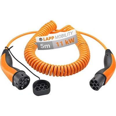 Lapp 61799 typ 2 11kW 20A 3 fázy 5m pre elektromobil