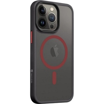 Tactical iPhone 17 Pro Max TACTICAL MAGFORCE HYPERSTEALTH 2.0 Силиконов удароустойчив протектор за телефон, MagSafe, ЧЕРНО/ЛИЛА 57983126613 (57983126613)