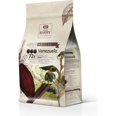 Callebaut Cacao VENEZUELA Origin couverture hořká 72% 1 kg