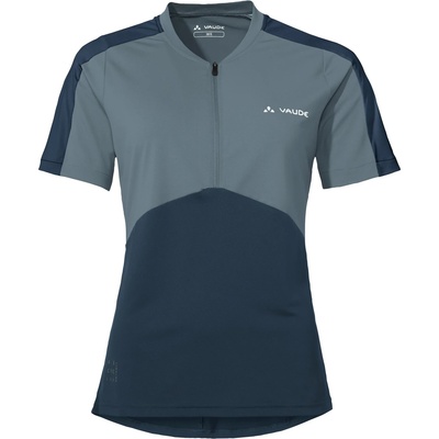 Vaude Дамска фланелка с къс ръкав за колоездене Vaude Women's Altissimo Shirt II Cycling jersey - Nordic Blue - размер 36 (EU) (156-2123-0311)