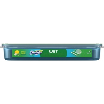 Swiffer Wet Citrus Fresh náhradné vlhčené obrúsky na podlahu 10 ks