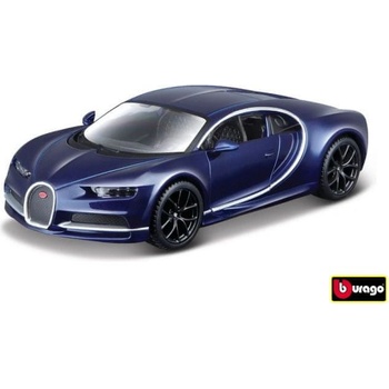 BburagoPlus Bugatti Chiron modrá 1:32