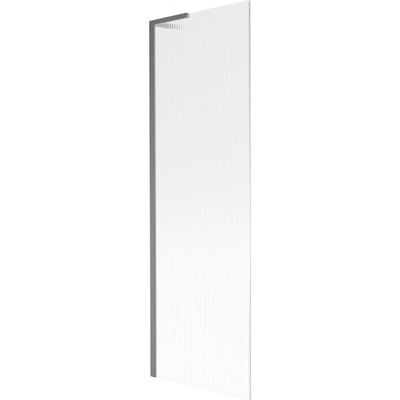 Mexen Next L екран за вана 1-крило 60 x 150 cm, ивици, четка сив пистолет - 895-060-000-03-09-66 (895-060-000-03-09-66)