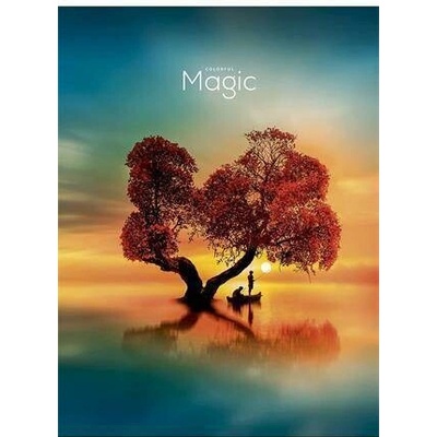 SHKOLYARYK Sešit Colorful Magic mix motivů A4 čtverečkovaný