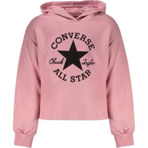 Converse Суитшърт с цип за момичета converse, Размер 8a, Цвят Роза (4ch525_rsai4)
