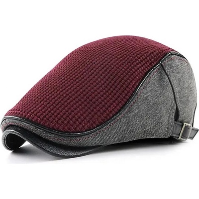 HARAHU Мъжка беретка ma-26147 - Бордо kp26147