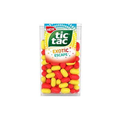 Tic Tac Exotic Escape освежаващи плодови дражета 18г