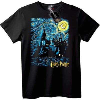 NOONEBRAND Тениска Harry Potter звездна нощ - 2XL, White