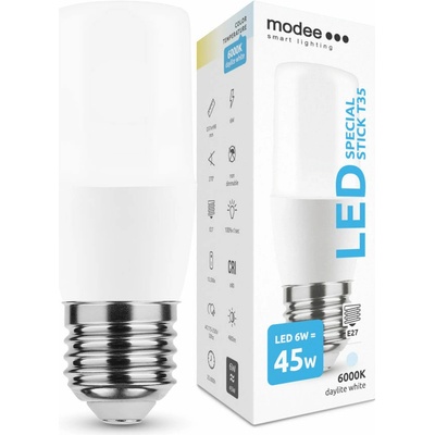 Modee Smart Lighting LED Special Stick žiarovka E27 6W studená biela ML-T356000K6WE27
