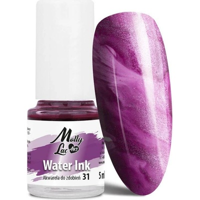MollyLac ART Water Ink Akvarelová farba na zdobenie METALIC 31, 5ml