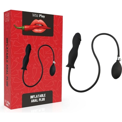 Erospace Wild Play C6 Nafukovací anální kolík černý – Zbozi.Blesk.cz