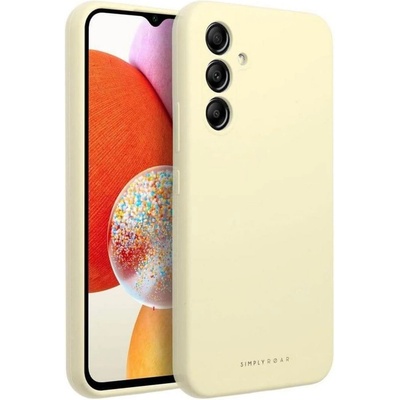 Roar Силиконов Калъф за Samsung A56, Roar Cloud-Skin Case, Жълт (5903396356551)