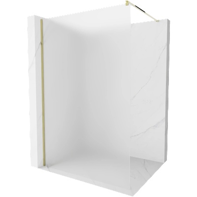 Mexen Kioto душ панел Walk-in 130 x 200 см, матиран 8 мм, златен - 800-130-101-50-30 (800-130-101-50-30)