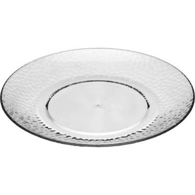 Jídelní talíř Estiva 20 cm průhledný plastový do kuchyně i na piknik vhodný do myčky