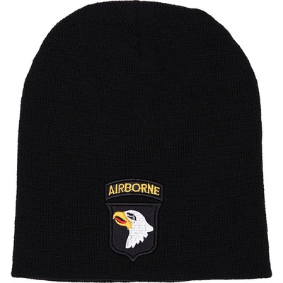 Fostex zimná čiapka beanie 101st Airborne čierna