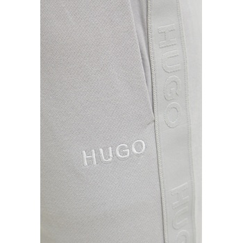 HUGO Домашен къс панталон от памук hugo в сиво 50520492 (50520492)