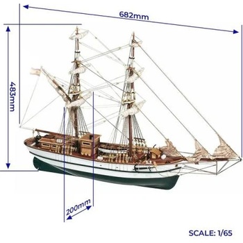 Occre Aurora 1: 65 комплект