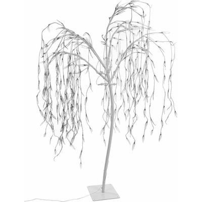 Stromček MagicHome, vŕba, 384 LED, teplá biela, 180 cm