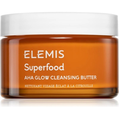 ELEMIS Superfood AHA Glow Cleansing Butter почистваща маска за лице за озаряване на лицето 90ml