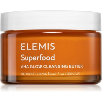 ELEMIS Superfood AHA Glow Cleansing Butter почистваща маска за лице за озаряване на лицето 90ml