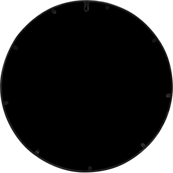 Image 1 of vidaXL Градинско огледало, черно, 40x3 см, желязо, кръгло, за открито (318366)