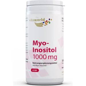 vitaworld Myo-inositol / Мио-инозитол 1000 mg, 120 капсули (15373899 VW)