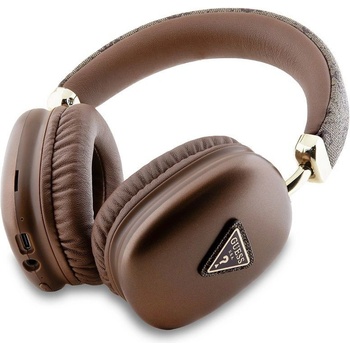Guess PU Leather 4G Triangle Logo Bluetooth Stereo Headphone