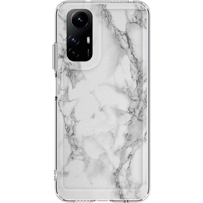 TopQ Xiaomi Redmi Note 12S pevný Mramor bílý 122831