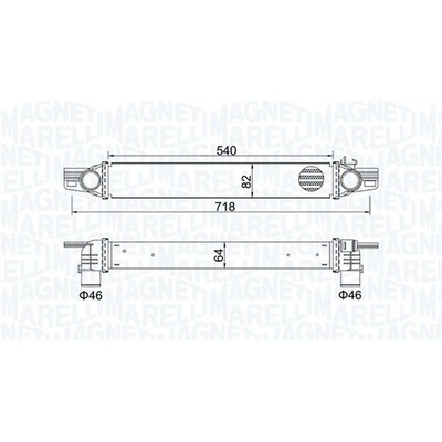 Chladič turba MAGNETI MARELLI 351319204360