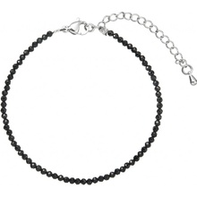 Pavona náramek s pravými black spinel kameny 43055.3 ocel