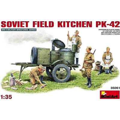 Soviet Field Kitchen PK-42 incl. 4 fig.MiniArt 35061 1:35