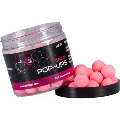 Kevin Nash Plávajúce Boilies Citruz Pop Ups 75g 15mm Pink