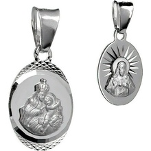 Argento Strieborný prívesok Škapuliar 84842