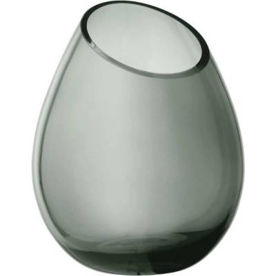 Blomus (Германия) Стъклена ваза BLOMUS DROP в опушено сиво - Ø19 х h24 см (BLOMUS 65965)