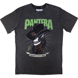 Pantera Skeleton Cowboy Stone Wash Charcoal Grey M Риза (PANSTNW43MC02)