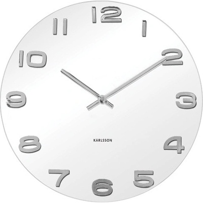 Karlsson okrúhle Vintage biele 35cm