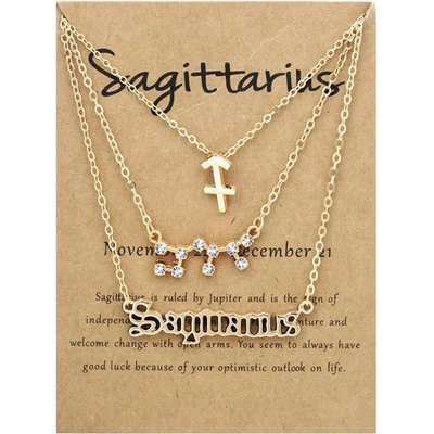 HARAHU Комплект колиета зодиакален знак - Стрелец kp38787 (38787)