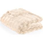 Tiseco Home Studio Одеяло от микроплюш в цвят слонова кост 150x200 cm Wave - Tiseco Home Studio (3683IVORY)